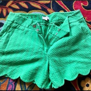Crown & Ivy scalloped shorts